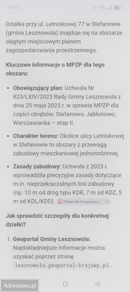 Działka budowlana Stefanowo, ul. Letniskowa. Zdjęcie 8