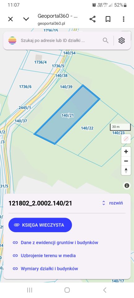 Działka budowlana Brzeźnica Gradowić, ul. Kalwaryjska. Zdjęcie 2