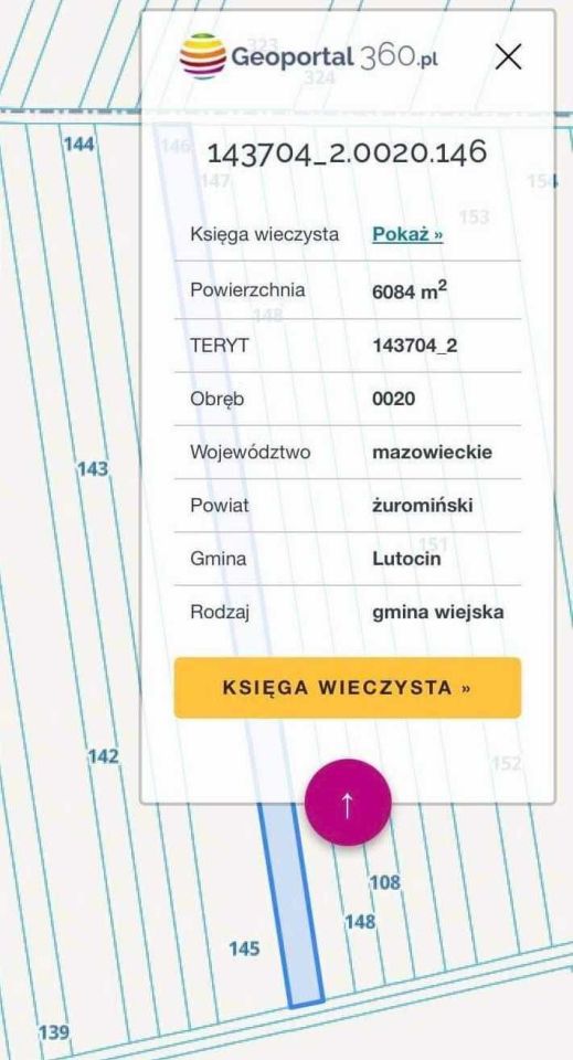 Działka rolna Siemcichy. Zdjęcie 4