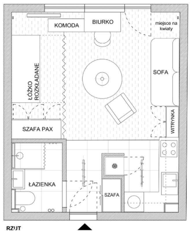Mieszkanie 1-pokojowe Wrocław Psie Pole. Zdjęcie 15