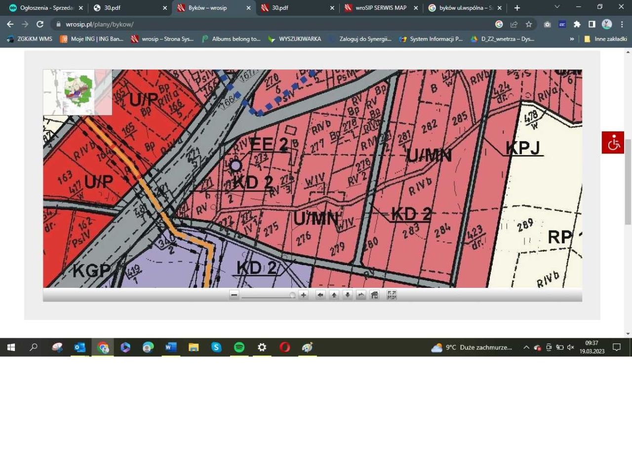Działka budowlana Byków, ul. Wspólna. Zdjęcie 4