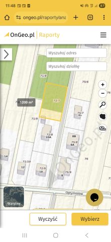 Działka budowlana Chrośla, ul. Optymistów. Zdjęcie 1