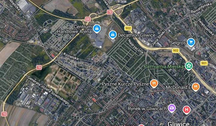 Mieszkanie 2-pokojowe Gliwice, ul. Jurija Gagarina