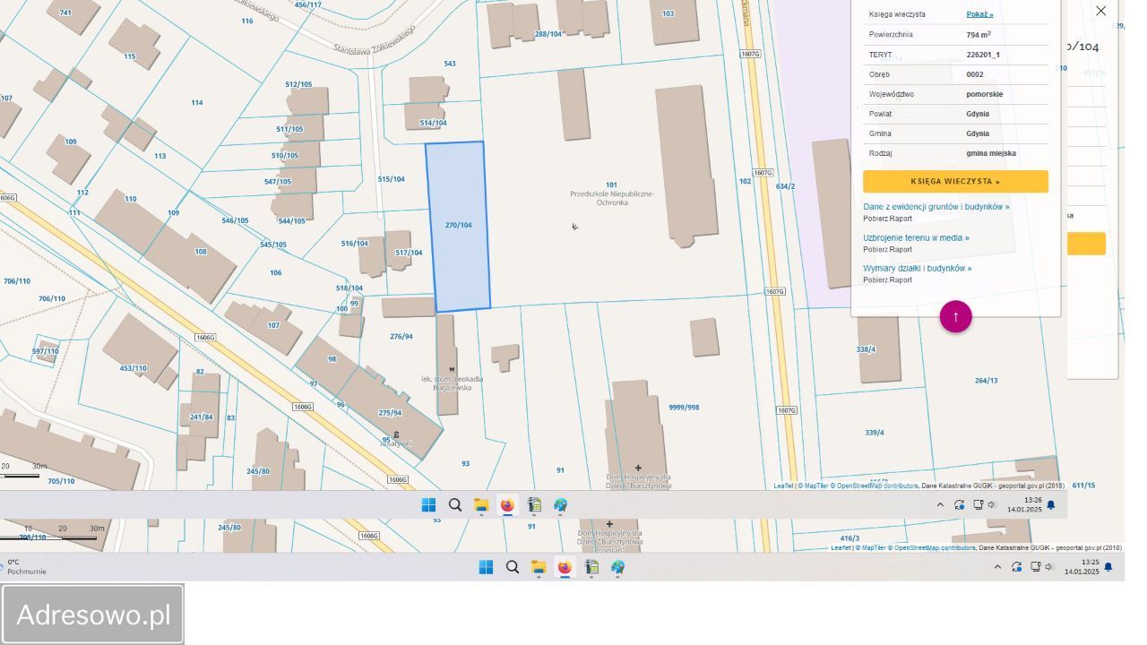 Działka budowlana Gdynia Oksywie, ul. Stanisława Żółkiewskiego. Zdjęcie 11