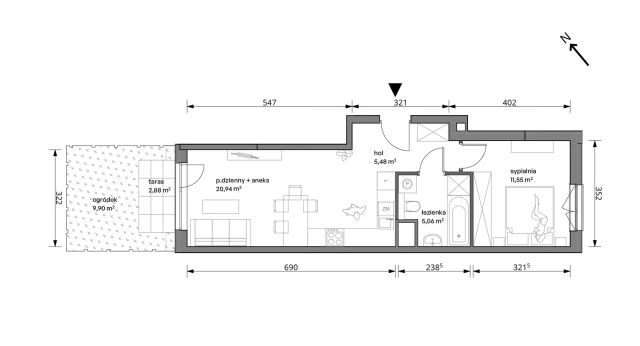 Mieszkanie 2-pokojowe Warszawa Włochy, ul. Trzcinowa. Zdjęcie 7