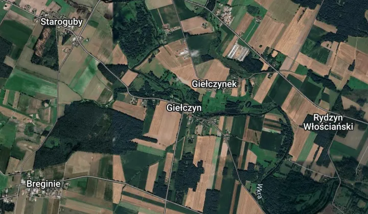 Działka rolno-budowlana Giełczyn, Prsta