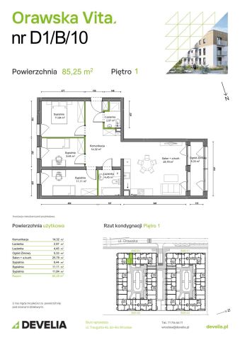 Mieszkanie 4-pokojowe Wrocław Ołtaszyn, ul. Orawska. Zdjęcie 8