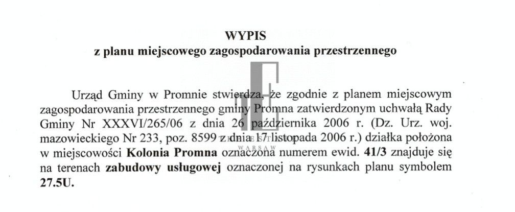 Działka inwestycyjna Białobrzegi. Zdjęcie 4