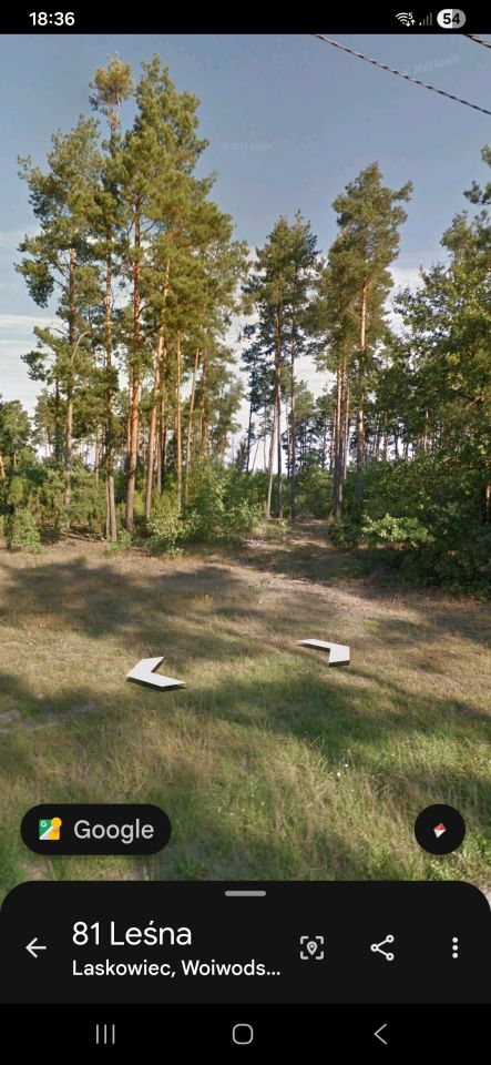 Działka inwestycyjna Laskowiec, ul. Leśna. Zdjęcie 2