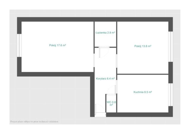 Mieszkanie 2-pokojowe Poznań Dębiec, ul. Limbowa. Zdjęcie 22