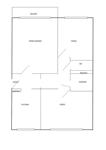 Mieszkanie 3-pokojowe Łódź Widzew, ul. Andrzeja Sacharowa. Zdjęcie 1