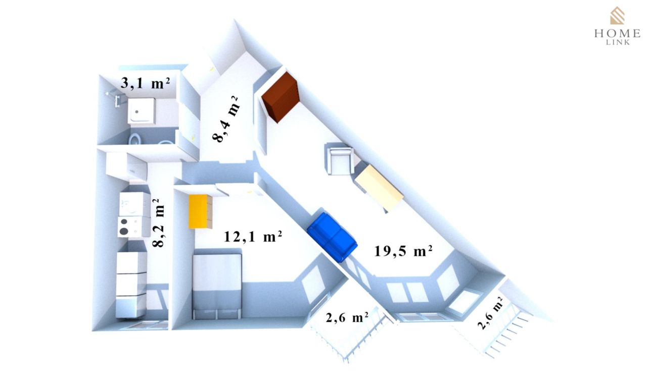 Mieszkanie 2-pokojowe Olsztyn Pieczewo, ul. Władysława Gębika. Zdjęcie 19