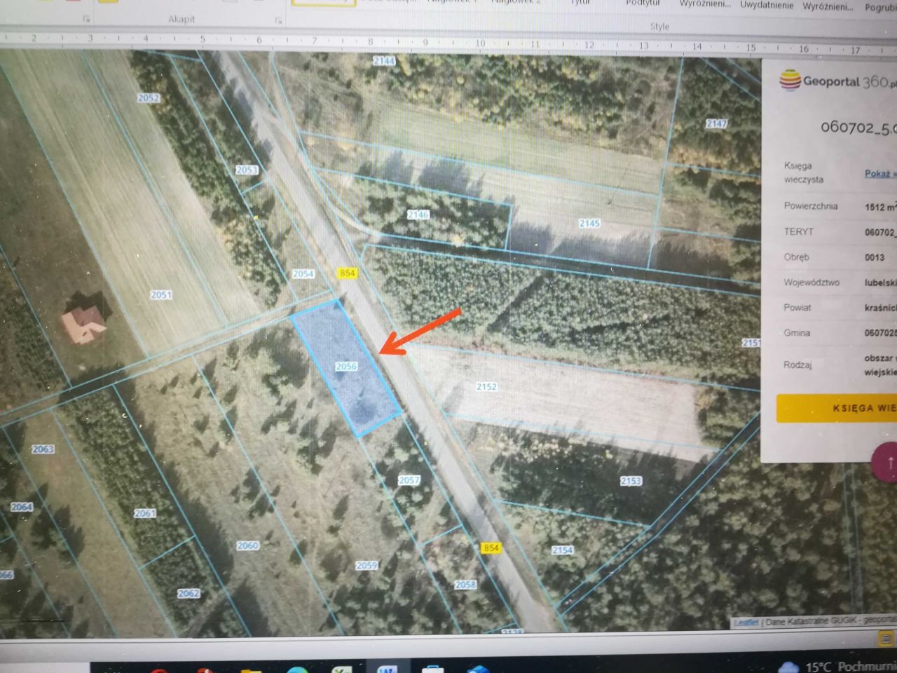 Działka rolna Kosin. Zdjęcie 5