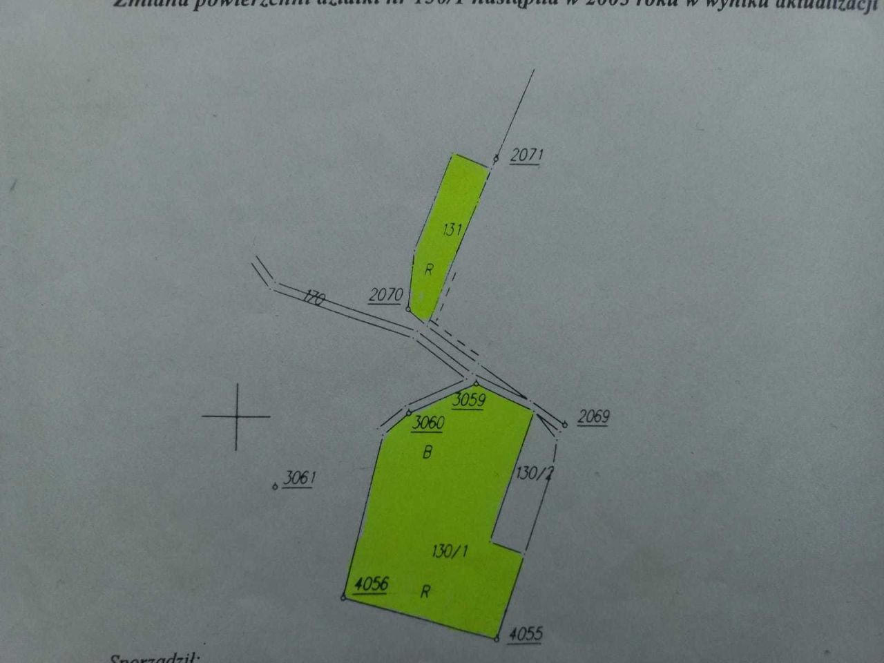 Działka leśna Hrebenne