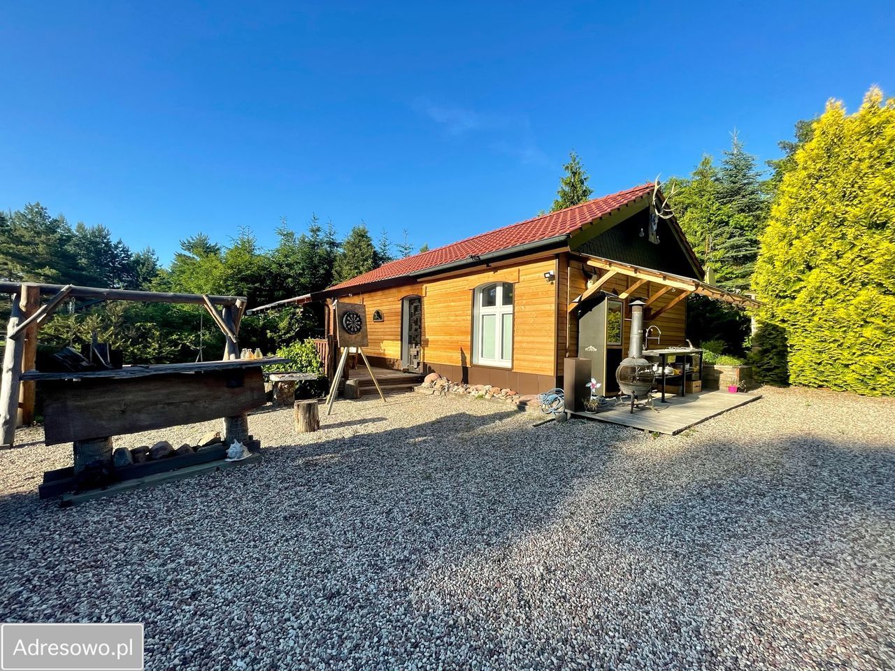 dom wolnostojący, 4 pokoje Wilkasy, ul. Przemysłowa. Zdjęcie 1