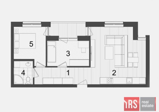 Mieszkanie 3-pokojowe Kołobrzeg, ul. ppor. Edmunda Łopuskiego. Zdjęcie 5