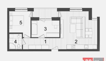 Mieszkanie 3-pokojowe Kołobrzeg, ul. ppor. Edmunda Łopuskiego