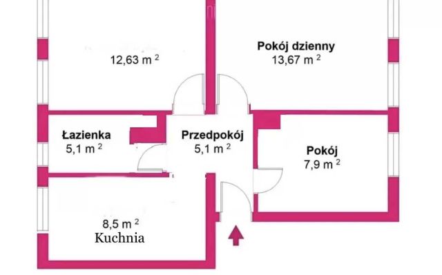Mieszkanie 3-pokojowe Gliwice Łabędy, ul. Partyzantów. Zdjęcie 1