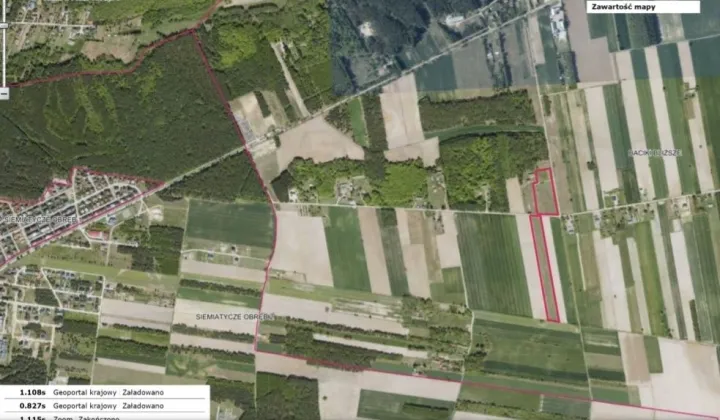 Działka budowlana Baciki Bliższe