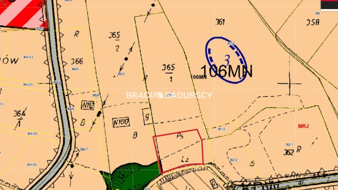 Działka budowlana Grajów. Zdjęcie 4