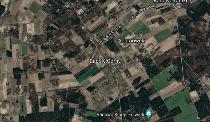 Działka leśna Badów Górny