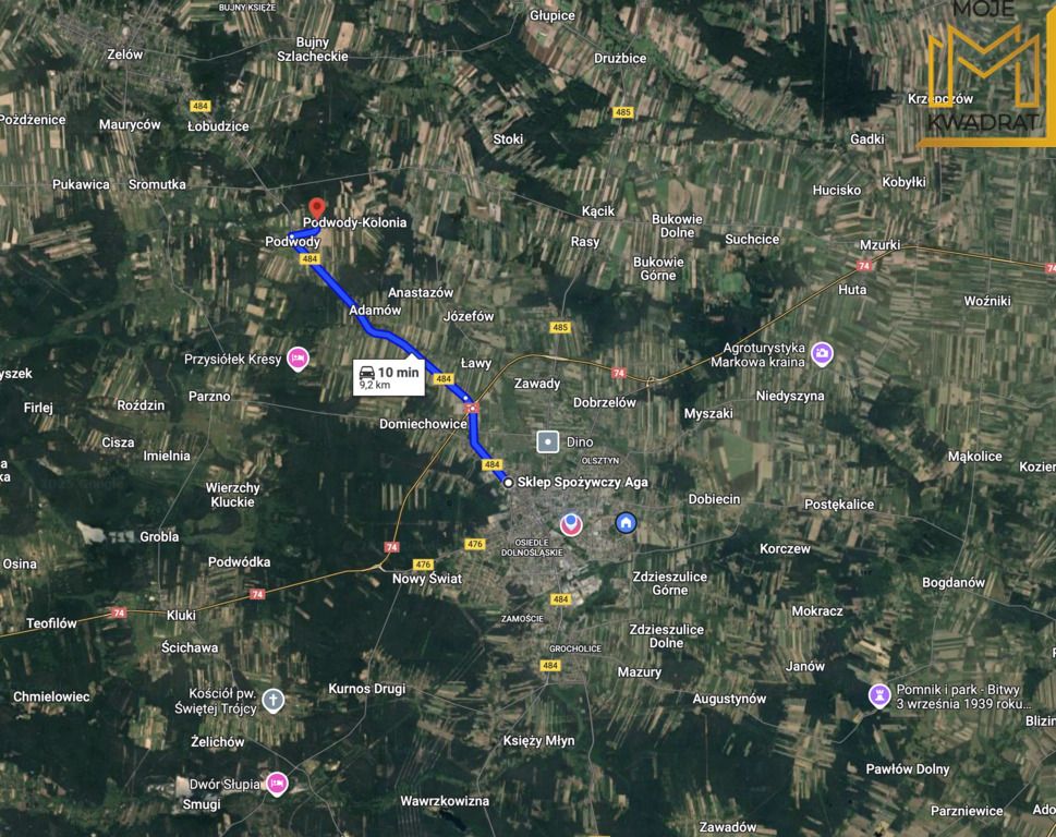 Działka budowlana Podwody-Kolonia. Zdjęcie 8