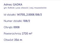 Działka rolna Gadka. Zdjęcie 1