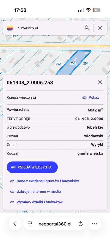 Działka budowlana Krzywowierzba. Zdjęcie 5