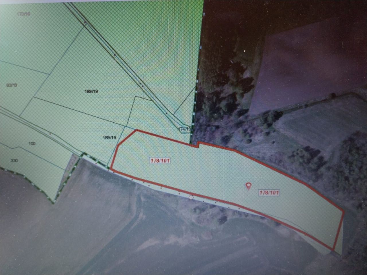 Działka rolna Tychy Jaroszowice, ul. Mysłowicka