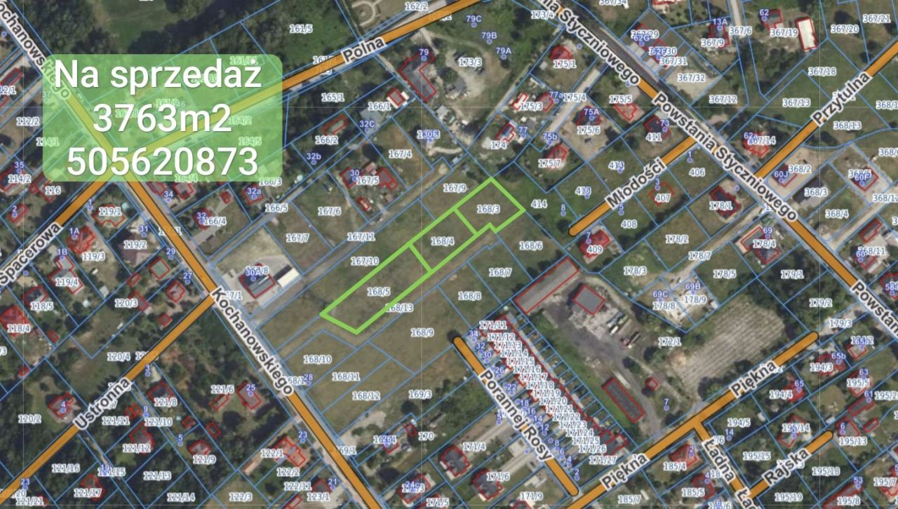 Działka budowlana Długa Kościelna. Zdjęcie 3