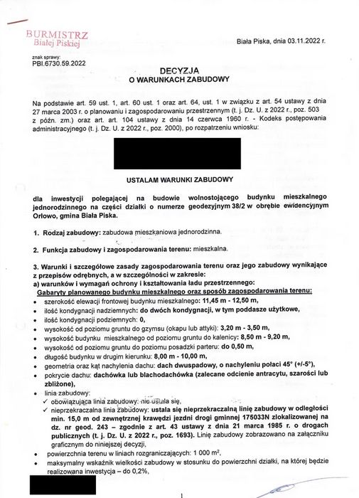 Działka budowlana Orłowo. Zdjęcie 7