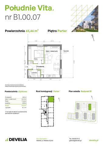 Mieszkanie 2-pokojowe Gdańsk Orunia Górna, ul. Kazimierza Wielkiego. Zdjęcie 7