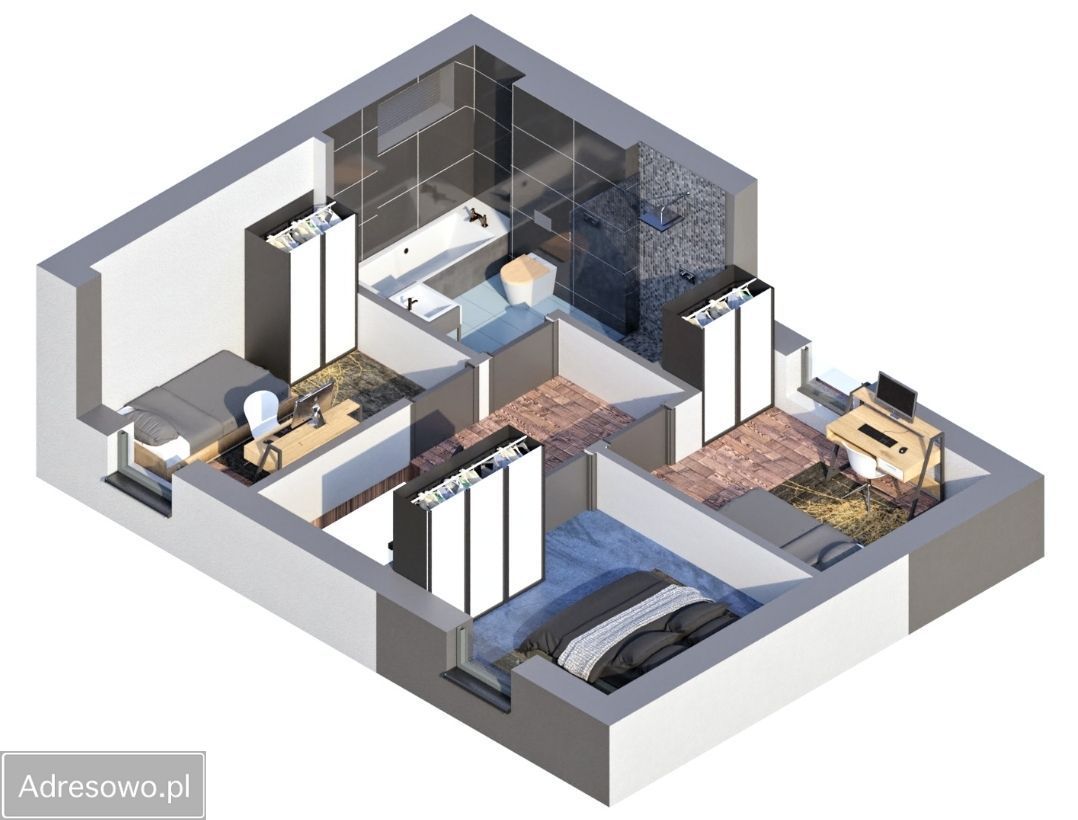 dom wolnostojący, 7 pokoi Bielsko-Biała Hałcnów, ul. Oksywska. Zdjęcie 5
