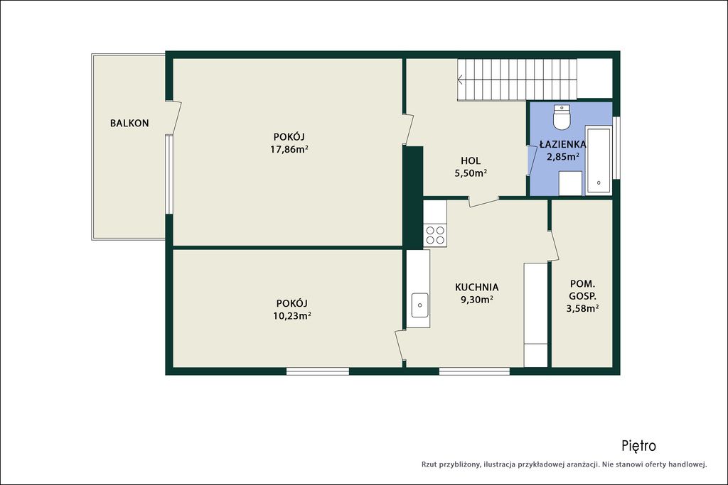 bliźniak, 4 pokoje Legionowo, ul. ks. Jana Ignacego Skorupki. Zdjęcie 8