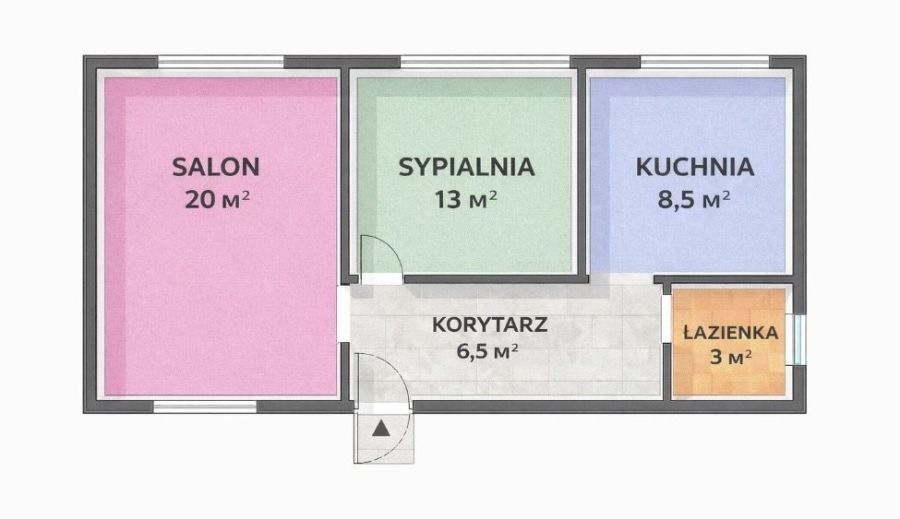 Mieszkanie 2-pokojowe Gdańsk Strzyża, ul. Michała Glinki. Zdjęcie 5