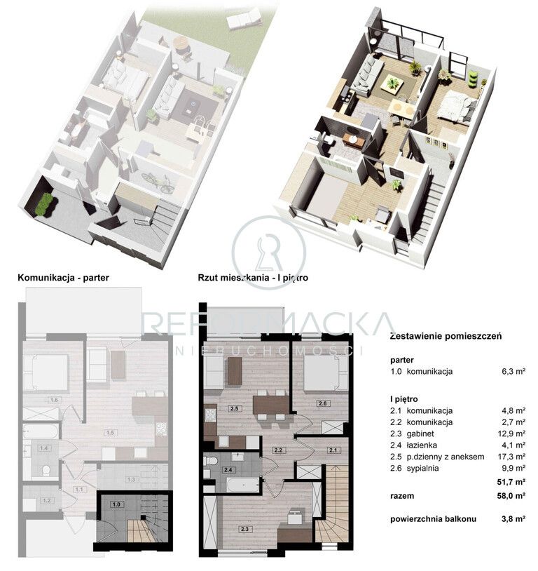 Mieszkanie 3-pokojowe Rzeszów Biała, ul. Czesława Miłosza. Zdjęcie 8