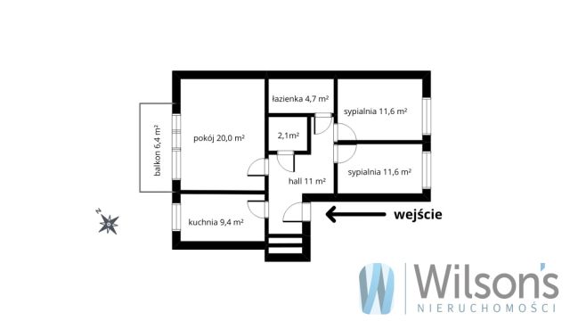 Mieszkanie 3-pokojowe Warszawa Bemowo, ul. Hery. Zdjęcie 2