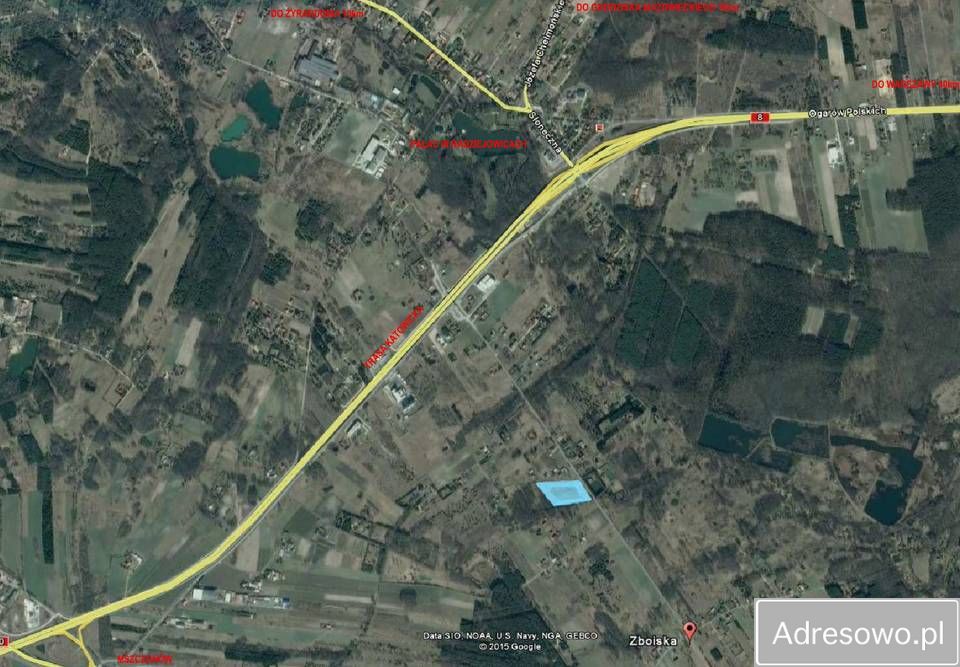 Działka budowlana Zboiska, ul. Dzika. Zdjęcie 5