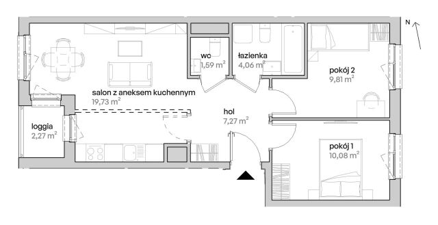 Mieszkanie 3-pokojowe Poznań Starołęka, ul. Unii Lubelskiej. Zdjęcie 7