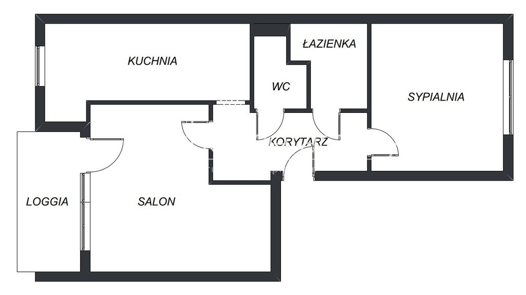 Mieszkanie 2-pokojowe Łódź, ul. Stanisława Czernika. Zdjęcie 13