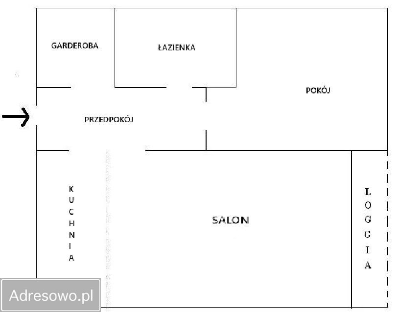 Mieszkanie 2-pokojowe Łódź Marysin, ul. Wojciecha Głowackiego. Zdjęcie 14