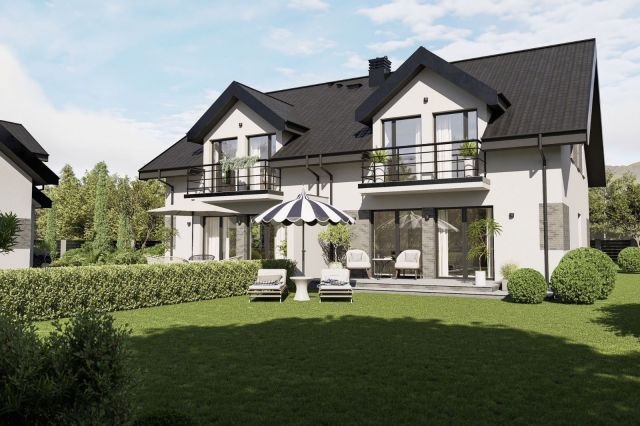 bliźniak, 4 pokoje Dobra, ul. Biedronki. Zdjęcie 1