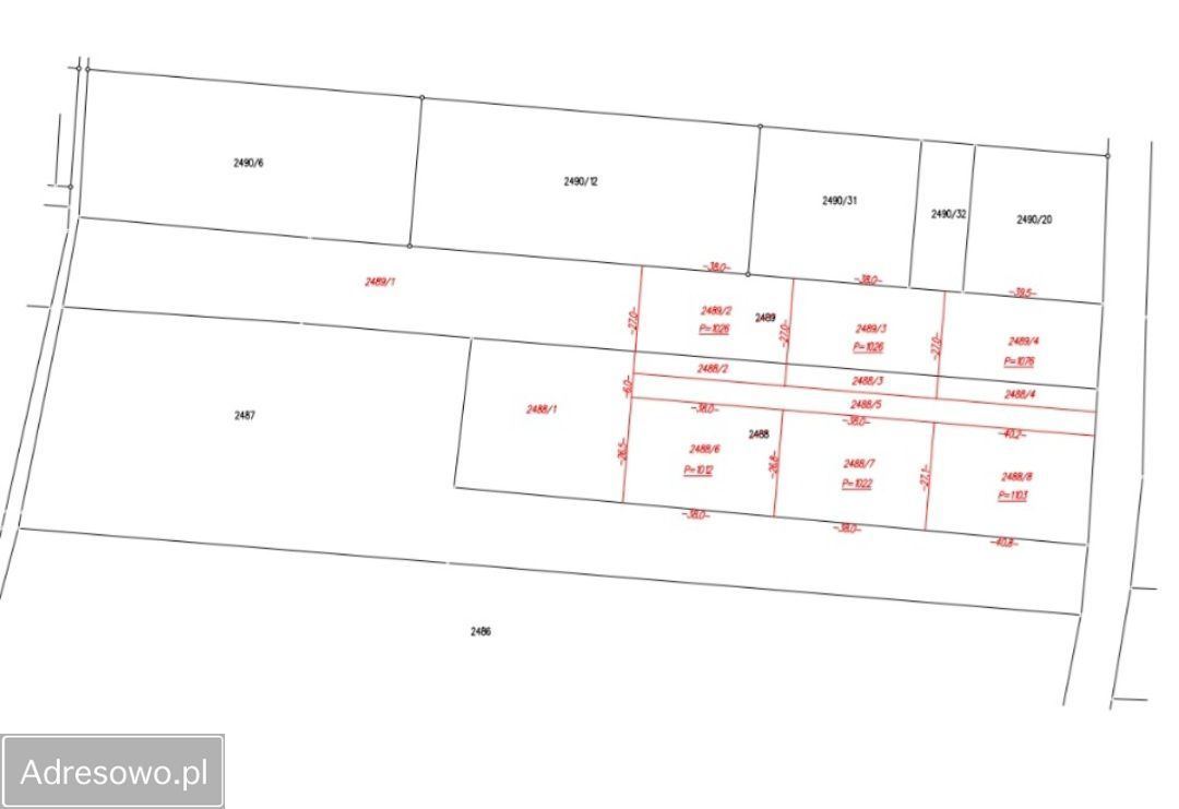 Działka budowlana Cmolas