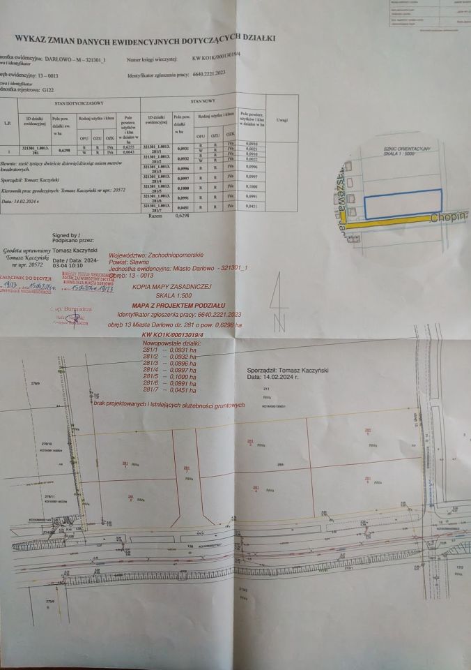Działka budowlana Darłowo Darłówko, ul. Fryderyka Chopina. Zdjęcie 4