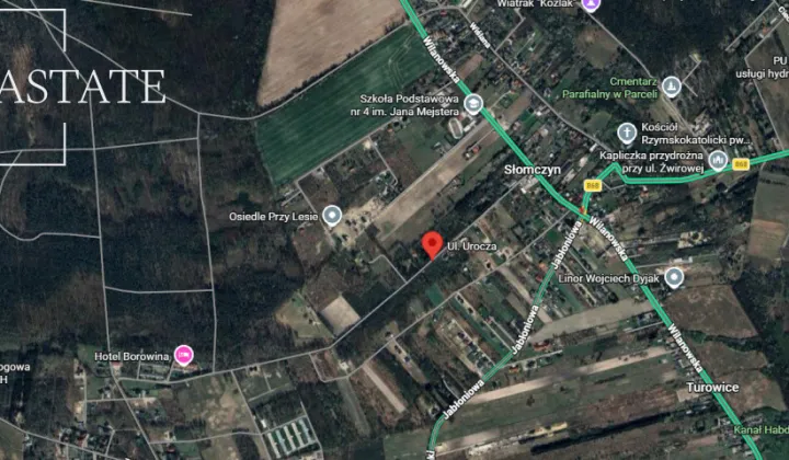 Działka budowlana Słomczyn, ul. Urocza