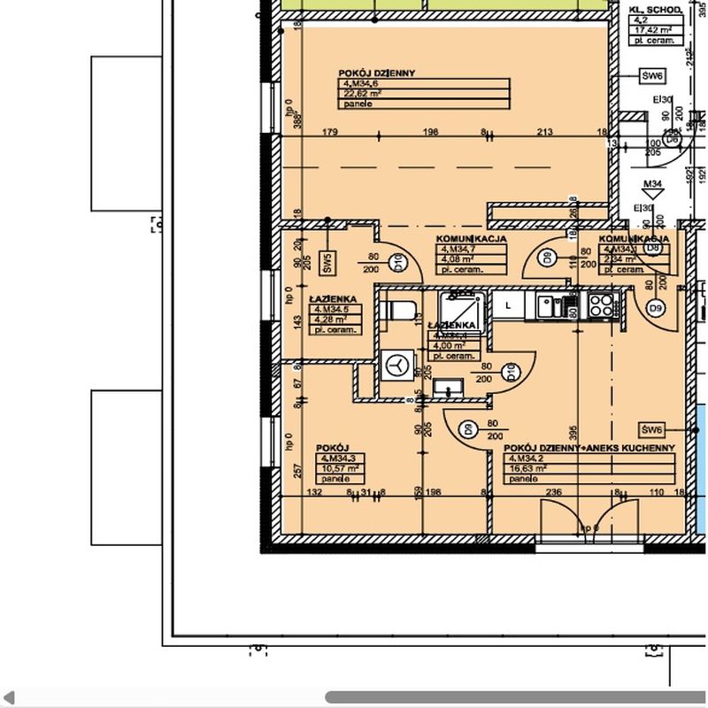 Mieszkanie 3-pokojowe Nowy Tomyśl, ul. Komunalna. Zdjęcie 17