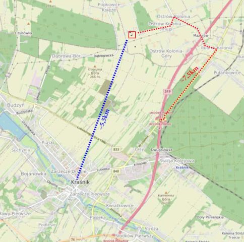 Działka budowlana Ostrów-Kolonia. Zdjęcie 2