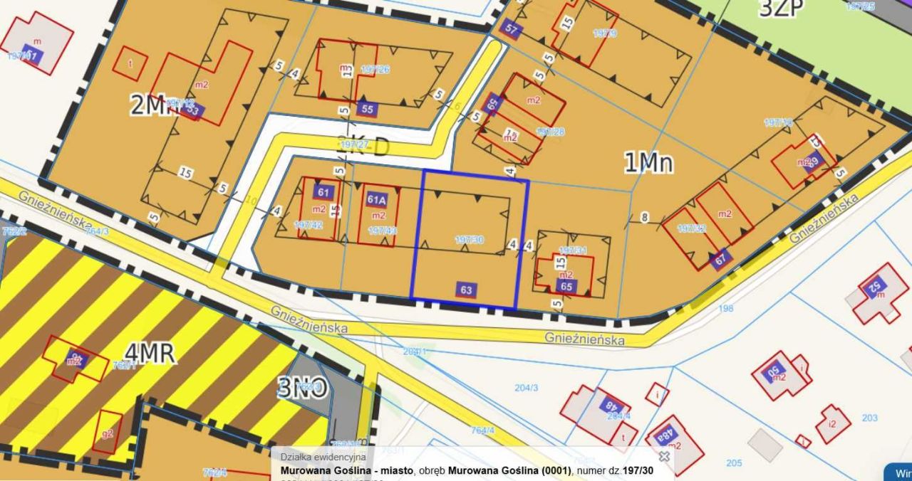 Działka budowlana Murowana Goślina. Zdjęcie 2