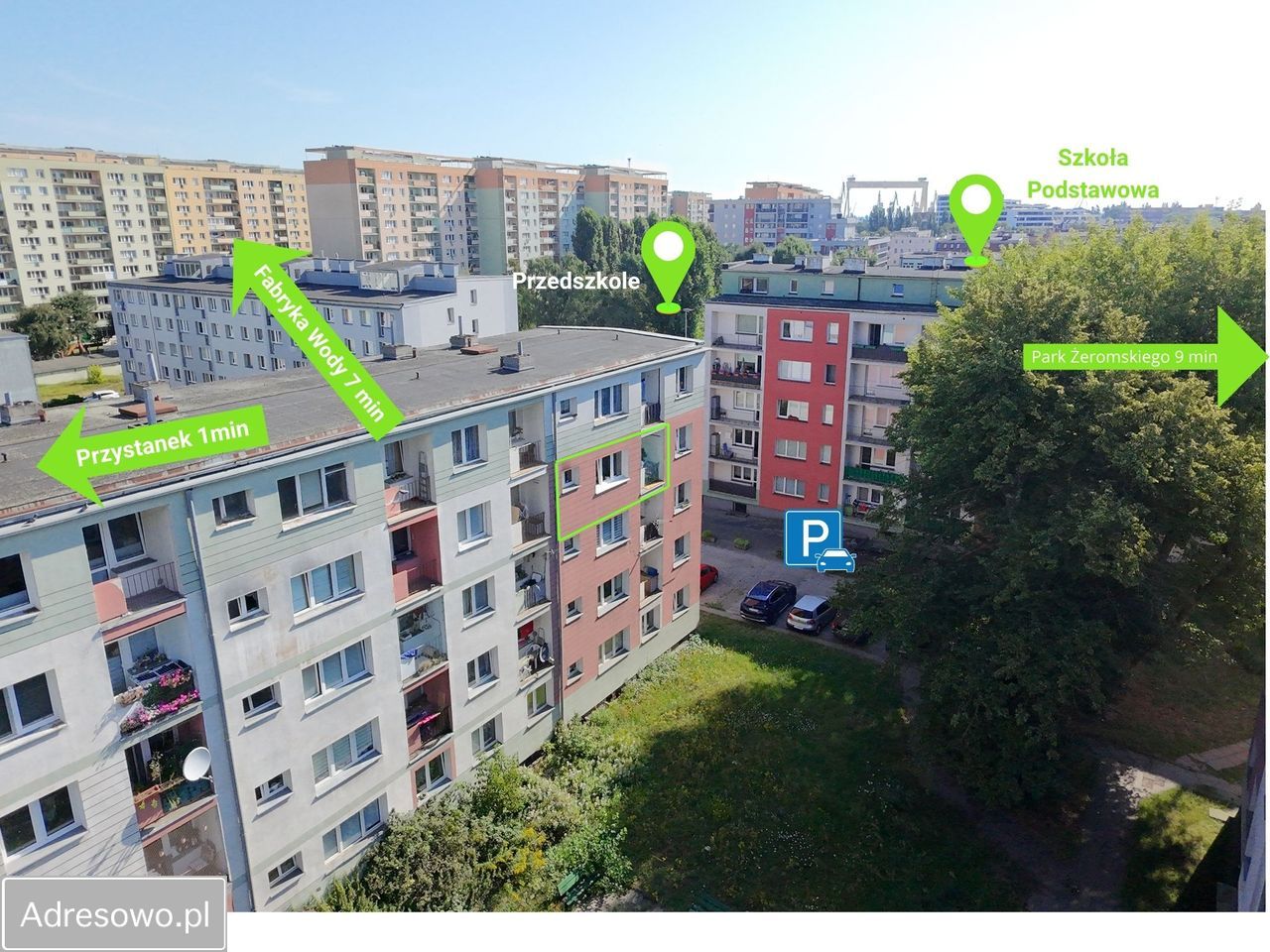 Mieszkanie 2-pokojowe Szczecin Śródmieście, ul. Emilii Sczanieckiej. Zdjęcie 5