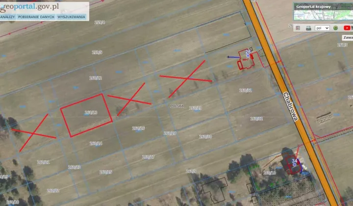 Działka budowlana Olmonty